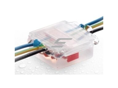 Hermetinė mova dėžutė jungiamoji | su elektros jungtimis | su gelio užpildu | 53x49x22 | 1-6mm² | IPX8 | Raytech | BRAVO3-6 Hermetinė mova dėžutė jungiamoji | su elektros jungtimis | su gelio užpildu | 53x49x22 | 1-6mm² | IPX8 | Raytech | BRAVO3-6