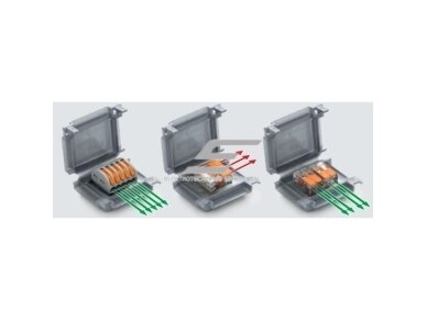 Hermetinė mova dėžutė jungiamoji elektros kontaktams su gelio užpildu | 53x39x24 | 6mm² | geltona | IPX8 | 1vnt. | Raytech | HAPPY2Y 4 Hermetinė mova dėžutė jungiamoji elektros kontaktams su gelio užpildu | 53x39x24 | 6mm² | geltona | IPX8 | 1vnt. | Raytech | HAPPY2Y 4
