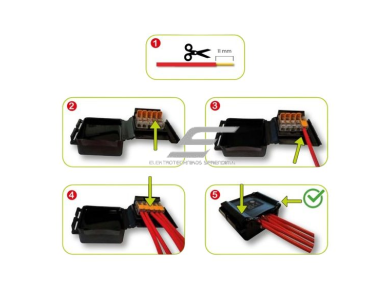 Hermetinė mova dėžutė jungiamoji elektros kontaktams su gelio užpildu | 57x47x26 | 5x2,5mm² | IP68 | Raytech | SUPERBLOCK5W 2 Hermetinė mova dėžutė jungiamoji elektros kontaktams su gelio užpildu | 57x47x26 | 5x2,5mm² | IP68 | Raytech | SUPERBLOCK5W 2