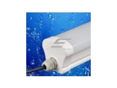 Pramoninis hermetinis LED šviestuvas | garažų tipo | 52W | 230V | 4000-4500K | 70-80lm/W | 1580x50x45mm | virštinkinis | IP65 | 4779041465456