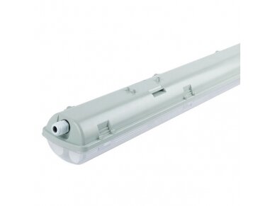 Hermetinis korpusas LED lempoms | garažų tipo | T8 | 2x36W | 230V | 1260x115x90mm | virštinkinis | IP65 | SW06236 | 206000114350 1