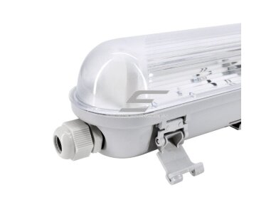 Hermetinis korpusas LED lempoms | garažų tipo | T8 | 1x18W | 230V | 660x78x65mm | virštinkinis | IP65 | Bemko | C11-OHT-060-1KP | 5900280972064 1