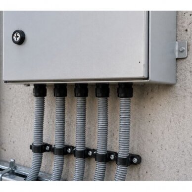 Hermētisks kabeļa | gofrētās caurules ievads elektrības sadalnē | korpusā | ar uzgriezni un blīvgredzenu | D12mm | M16x1.5 | IP68 | pelēks 5 Hermētisks kabeļa | gofrētās caurules ievads elektrības sadalnē | korpusā | ar uzgriezni un blīvgredzenu | D12mm | M16x1.5 | IP68 | pelēks 5
