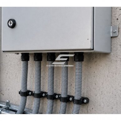 Waterproof cable | corrugated conduit entry gland for electrical distribution box | enclosure | with nut and sealing gasket | D16mm | PG16 | IP68 | gray 5 Waterproof cable | corrugated conduit entry gland for electrical distribution box | enclosure | with nut and sealing gasket | D16mm | PG16 | IP68 | gray 5