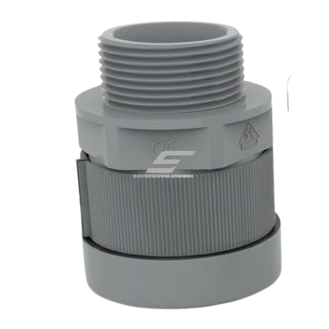 Hermetyczny wpust kabla | rury karbowanej do rozdzielnicy elektrycznej | obudowy | z nakrętką i uszczelką | D10mm | PG07 | IP68 | szary 1 Hermetyczny wpust kabla | rury karbowanej do rozdzielnicy elektrycznej | obudowy | z nakrętką i uszczelką | D10mm | PG07 | IP68 | szary 1