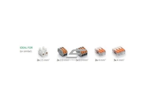 Hermetinė mova dėžutė jungiamoji elektros kontaktams su gelio užpildu | 30x27x23 | 2,5-4mm² | IPX8 | 4vnt. | Raytech | ISAAC4 3