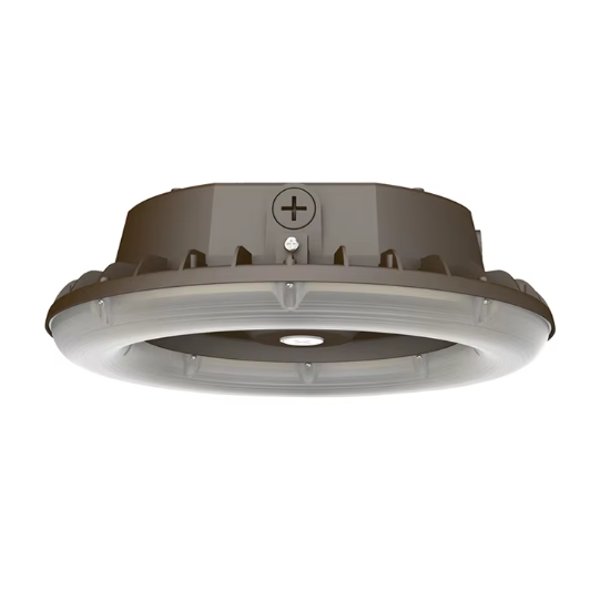 Ümmargune LED varikatuse valgusti garaažidele ja parkimiskohtadele | 40 W | 3500 K | 0–10 V | sise- ja välistingimustes kasutamiseks | pruun | IP65 | Starlake Ümmargune LED varikatuse valgusti garaažidele ja parkimiskohtadele | 40 W | 3500 K | 0–10 V | sise- ja välistingimustes kasutamiseks | pruun | IP65 | Starlake