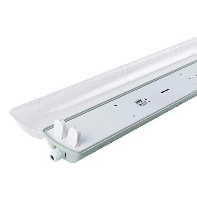 Hermektiline korpus LED-lampidele | garaažidele | 2x58W | 156 cm | ilma lampideta 2 Hermektiline korpus LED-lampidele | garaažidele | 2x58W | 156 cm | ilma lampideta 2