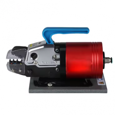 Pneumatic cable lug crimping press for crimping | 13.5 kN | 6–70 mm² | bench-mounted | air pressure 0.4–1 MPa Pneumatic cable lug crimping press for crimping | 13.5 kN | 6–70 mm² | bench-mounted | air pressure 0.4–1 MPa
