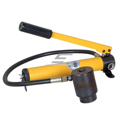 Hydraulic Hole Puncher | Knockout Tool | for Panels | 22-60mm | with 6 Interchangeable Dies