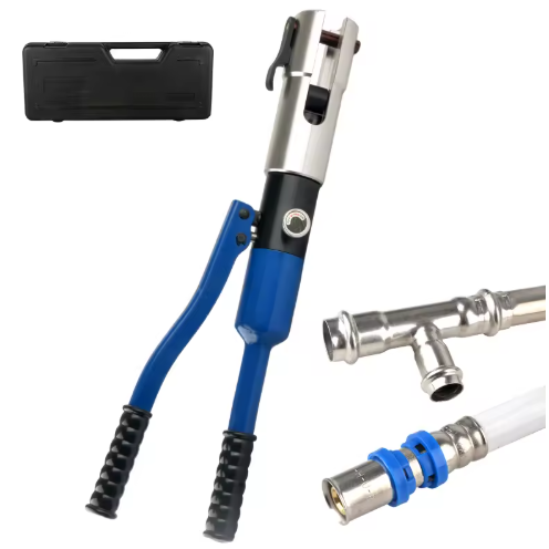 Hydraulic crimping pliers for PEX and stainless steel pipes | 10T | TH type | 16–32 mm 1 Hydraulic crimping pliers for PEX and stainless steel pipes | 10T | TH type | 16–32 mm 1