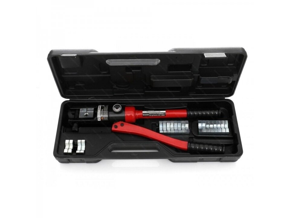 Hidraulinis presas elektros kabelių antgaliams ir gilzėms | 10-120mm² Hidraulinis presas elektros kabelių antgaliams ir gilzėms | 10-120mm²