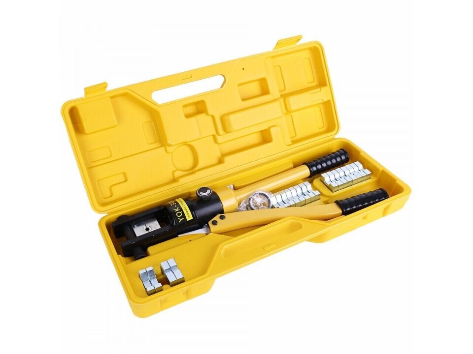 Hidraulinis presas elektros kabelių antgaliams ir gilzėms | 16-300mm² | IEK | YQK-300 1 Hidraulinis presas elektros kabelių antgaliams ir gilzėms | 16-300mm² | IEK | YQK-300 1