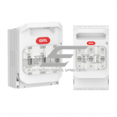 Horizontal fuse holder blocks on busbar Horizontal fuse holder blocks on busbar