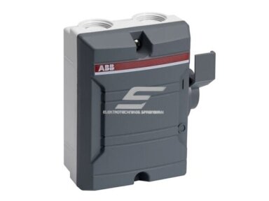 Saugos jungiklis | 3P | 16A | 7,5kW | IP65 | ABB | BWS316TPN | 2CMA142417R1000 Saugos jungiklis | 3P | 16A | 7,5kW | IP65 | ABB | BWS316TPN | 2CMA142417R1000