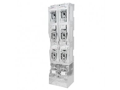 Vertikalus saugiklių kirtiklių laikiklis blokas | 1250A | 690V | 100kA | ant šynos | Apator | ARS 1250-6-3Mpro | 63-811756-011