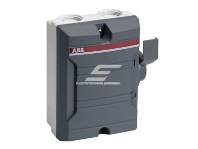Saugos jungiklis | 3P | 25A | 11kW | IP65 | ABB | BWS325TPN | 2CMA142420R1000 Saugos jungiklis | 3P | 25A | 11kW | IP65 | ABB | BWS325TPN | 2CMA142420R1000