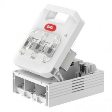 Horizontal fuse switch disconnector holder block | fuse disconnector | 3F | 400A | 690V | for NH2 fuses | on busbar 1 Horizontal fuse switch disconnector holder block | fuse disconnector | 3F | 400A | 690V | for NH2 fuses | on busbar 1