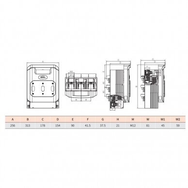 Horizontal fuse switch disconnector holder block | fuse disconnector | 3F | 630A | 690V | for NH3 fuses | on busbar 4 Horizontal fuse switch disconnector holder block | fuse disconnector | 3F | 630A | 690V | for NH3 fuses | on busbar 4