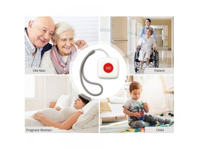 Išmanus | belaidis | pagalbos iškvietimo mygtukas SOS | neįgaliems | 2,4GHz | Zigbee | WOOX | R7052 | 8435606701112 Išmanus | belaidis | pagalbos iškvietimo mygtukas SOS | neįgaliems | 2,4GHz | Zigbee | WOOX | R7052 | 8435606701112