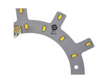 Įdėklas plafonui | LED modulis su magnetu | 12W | 230VAC | 3000K | 900lm | Ø160x20mm | IP00 | 5902216719996 Įdėklas plafonui | LED modulis su magnetu | 12W | 230VAC | 3000K | 900lm | Ø160x20mm | IP00 | 5902216719996