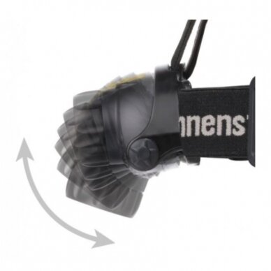 LED darba galvas lukturis | prožektors | stiprināms pie galvas | 400 lm | 3,7 V | 2,6 Ah | uzlādējams | Brennenstuhl | SL 400AF | 1177310 | 4007123667918 1