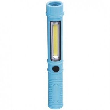 LED work flashlight | spotlight | 3W | 230lm | with batteries | portable | magnetic | blue | IP20 | EMOS | P3897 | 8592920037096 LED work flashlight | spotlight | 3W | 230lm | with batteries | portable | magnetic | blue | IP20 | EMOS | P3897 | 8592920037096