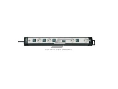 Ilgiklis | prailgintuvas | 5xSchuko | 230V | 3500W | su įžeminimu ir jungikliu | su 3m kabeliu | pilkas | IP20 | Brennenstuhl | P-LINE 5l | 1951550600 | 4007123624546 Ilgiklis | prailgintuvas | 5xSchuko | 230V | 3500W | su įžeminimu ir jungikliu | su 3m kabeliu | pilkas | IP20 | Brennenstuhl | P-LINE 5l | 1951550600 | 4007123624546