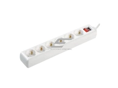 Ilgiklis | prailgintuvas | 6xSchuko | 16A | 3500W | su įžeminimu ir jungikliu | su 3m kabeliu | baltas | IEK | WYP10-16-06-03-ZK-N | 4606056358612 Ilgiklis | prailgintuvas | 6xSchuko | 16A | 3500W | su įžeminimu ir jungikliu | su 3m kabeliu | baltas | IEK | WYP10-16-06-03-ZK-N | 4606056358612