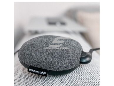 Kištukinių lizdų blokas | 1xSchuko | 2xUSB | tekstilinis paviršius | pilkas | 1150020010 | 4007123669165 3