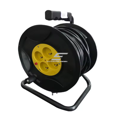 Przedłużacz-bęben | przedłużacz z gniazdami wtykowymi | 4 gniazda | 16A | 250V | przekaźnik termiczny | kabel miedziany | kabel 1.8 m | IP20 Przedłużacz-bęben | przedłużacz z gniazdami wtykowymi | 4 gniazda | 16A | 250V | przekaźnik termiczny | kabel miedziany | kabel 1.8 m | IP20