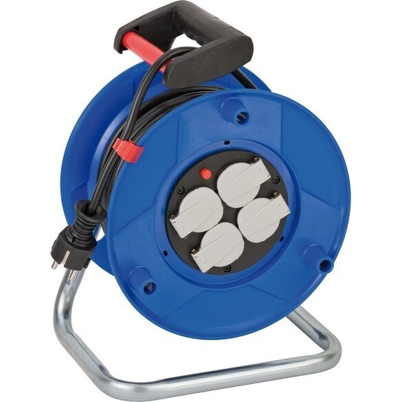 Extension cable reel | extension cord with socket outlets | 4xSchuko | 25 m | 3300 W | VV-F 3x1.5 | IP20 | Brennenstuhl | Garant | DSS | 1215056 | 4007123007899 Extension cable reel | extension cord with socket outlets | 4xSchuko | 25 m | 3300 W | VV-F 3x1.5 | IP20 | Brennenstuhl | Garant | DSS | 1215056 | 4007123007899