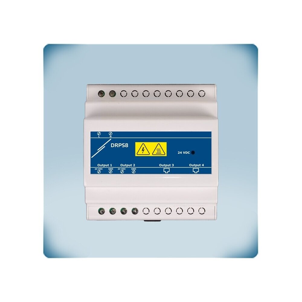 Импульсный блок питания | 24VDC | 40W | 1,67A | 85-264VAC | RJ45 Power over Modbus | IP30 | на DIN-рейку | Sentera Controls | DRPS8-24-40