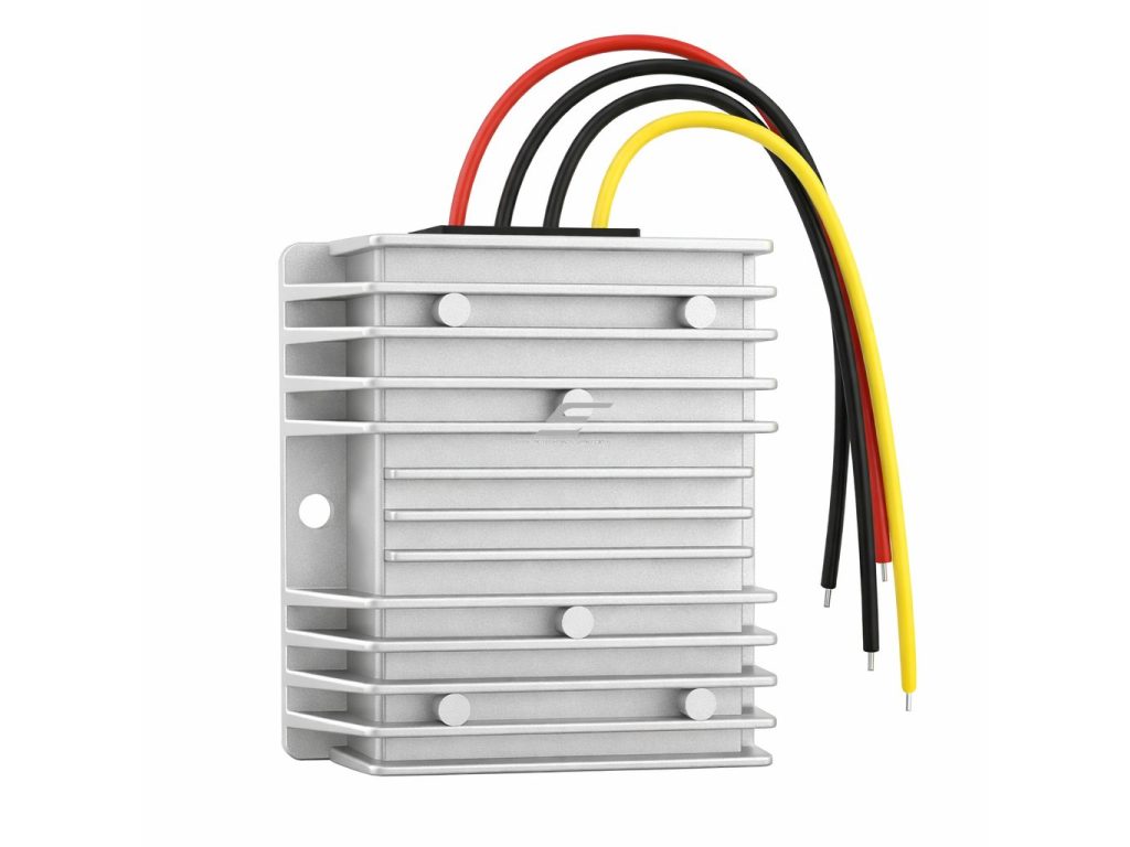 Impulsinis DC-DC įtampos keitiklis | 12 V – 24 V | 10 A | 240 W | neizoliuotas | 74 x 74 x 32 mm Impulsinis DC-DC įtampos keitiklis | 12 V – 24 V | 10 A | 240 W | neizoliuotas | 74 x 74 x 32 mm
