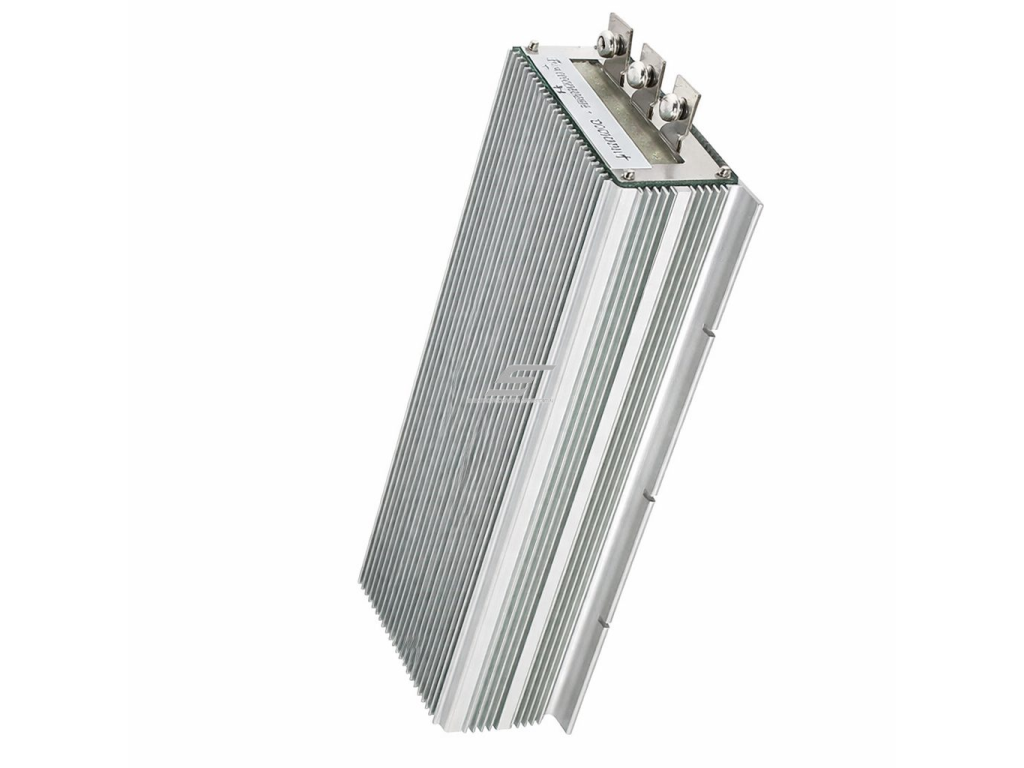 Impulsinis DC-DC įtampos keitiklis | 24 V – 12 V | 120 A | 1440 W | 300 x 127 x 63 mm Impulsinis DC-DC įtampos keitiklis | 24 V – 12 V | 120 A | 1440 W | 300 x 127 x 63 mm