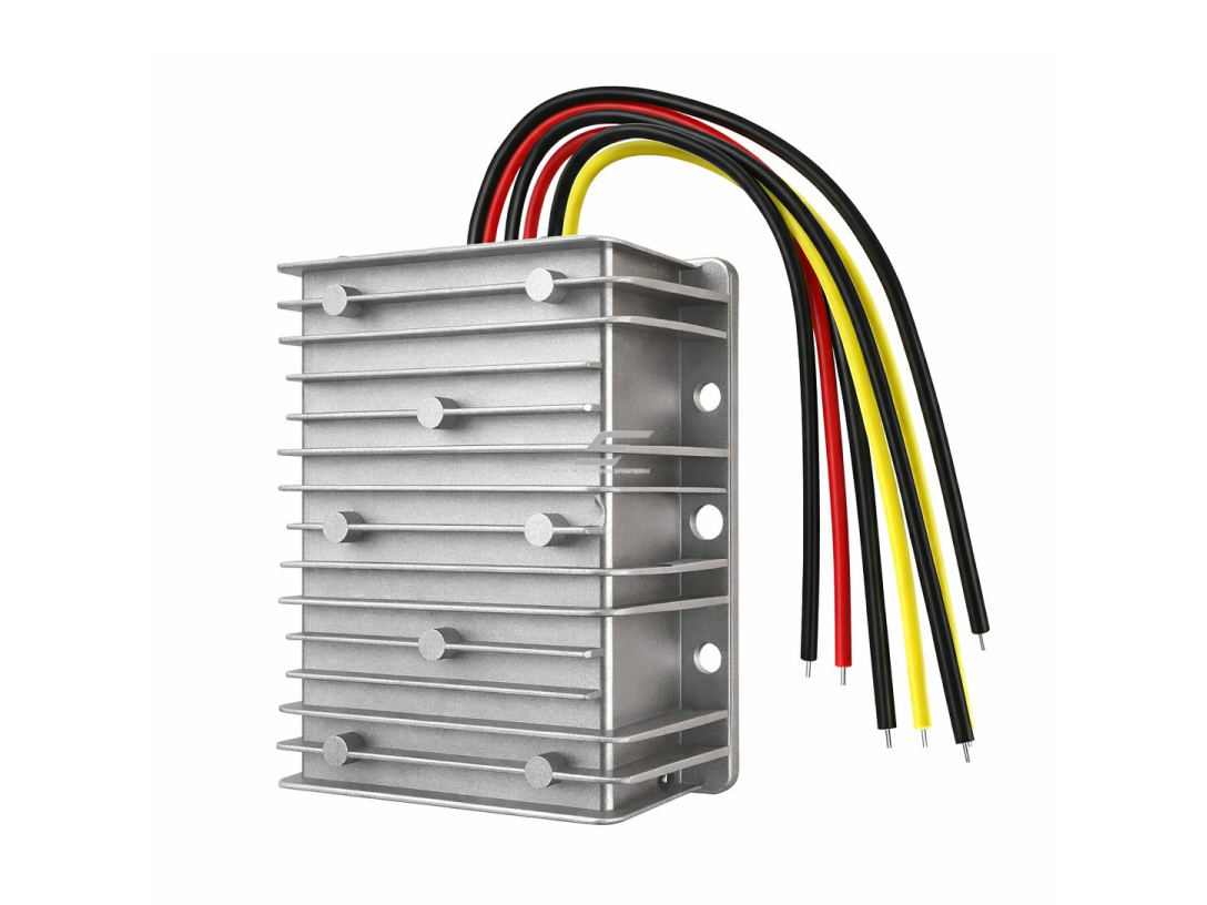 Impulsinis DC-DC įtampos keitiklis | 12 V – 24 V | 21 A | 504 W | neizoliuotas | 125 x 105 x 52 mm Impulsinis DC-DC įtampos keitiklis | 12 V – 24 V | 21 A | 504 W | neizoliuotas | 125 x 105 x 52 mm