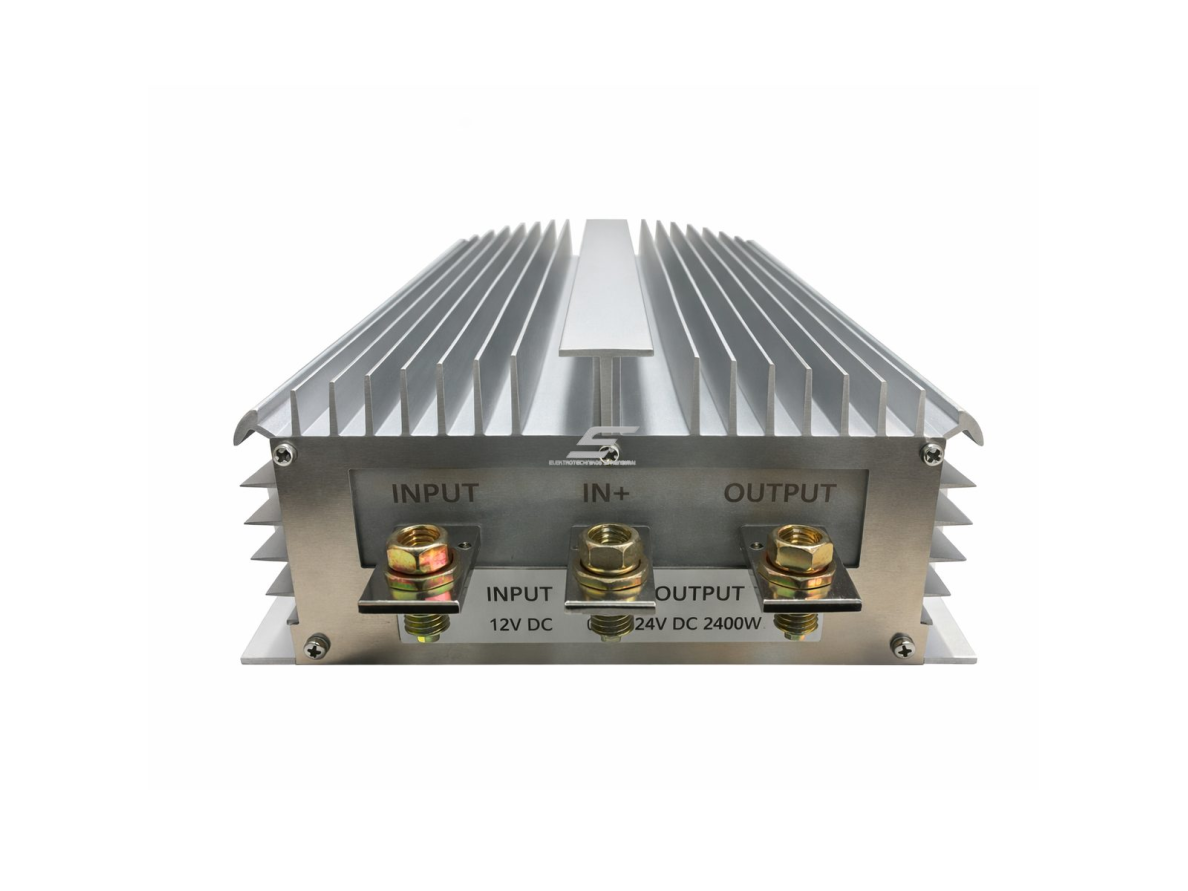 Impulsinis DC-DC įtampos keitiklis | 12 V – 24 V | 80 A | 1920 W | 300 x 198 x 80 mm