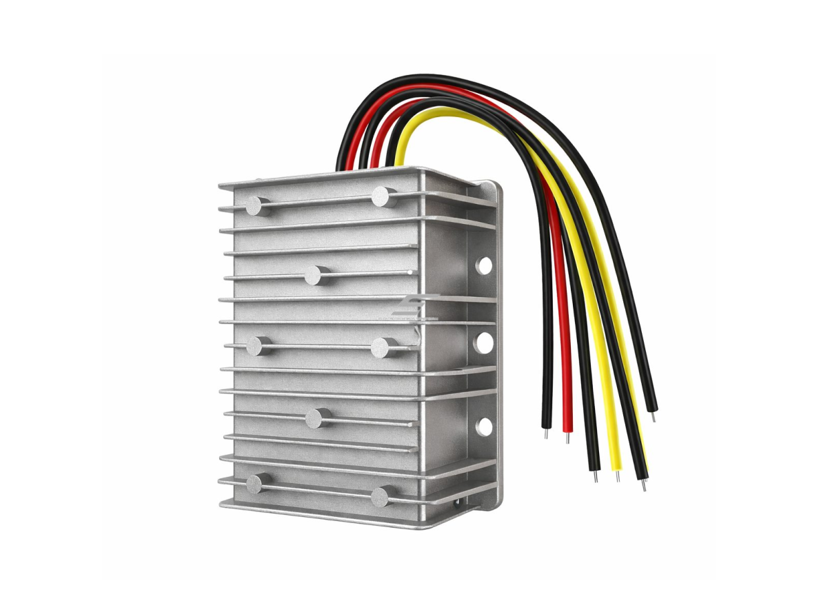 Impulsinis DC-DC įtampos keitiklis | 12 V – 27 V | 18 A | 486 W | neizoliuotas | 125 x 105 x 52 mm Impulsinis DC-DC įtampos keitiklis | 12 V – 27 V | 18 A | 486 W | neizoliuotas | 125 x 105 x 52 mm