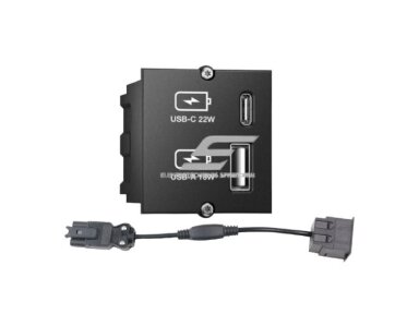 USB lizdų blokas | montuojamas į baldus | 2xUSB-A+C | 0,2m kabelis | GST18i3 | juodas | Bachmann BA.917.227 USB lizdų blokas | montuojamas į baldus | 2xUSB-A+C | 0,2m kabelis | GST18i3 | juodas | Bachmann BA.917.227
