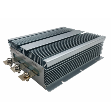 Impulsive DC-DC voltage converter | 12 V – 28 V | 60 A | 1680 W | non-isolated | 220 x 156 x 65 mm Impulsive DC-DC voltage converter | 12 V – 28 V | 60 A | 1680 W | non-isolated | 220 x 156 x 65 mm