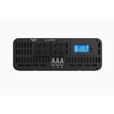 Switching voltage inverter | 12V DC → 220V AC | 3500 W | LCD display | aluminum housing | IPS-PI3500-212 Switching voltage inverter | 12V DC → 220V AC | 3500 W | LCD display | aluminum housing | IPS-PI3500-212
