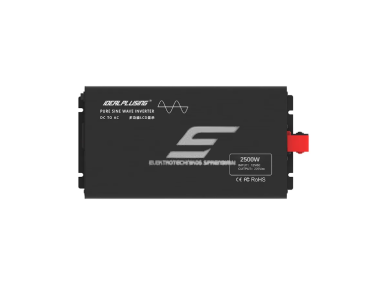 Impulsinis įtampos keitiklis | 24V DC → 220V AC | 2500 W | LCD ekranas | aliuminio korpusas | IPS-PI2500-224 1