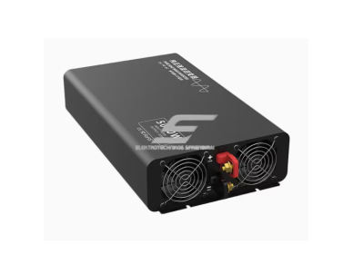 Impulsinis įtampos keitiklis | 36V DC → 220V AC | 5000 W | LCD ekranas | aliuminio korpusas | IPS-PI5000-236