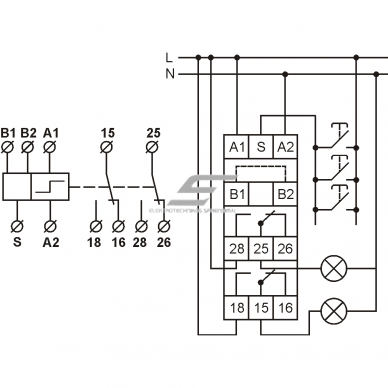 Modulārais impulsu relejs ar atmiņu | 2C/O | 10A | 24-240VAC/DC | DIN | Promfactor Baltic FRT25 2 2 Modulārais impulsu relejs ar atmiņu | 2C/O | 10A | 24-240VAC/DC | DIN | Promfactor Baltic FRT25 2 2