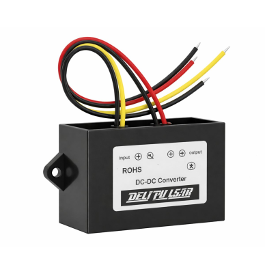Impulsowy przetwornik napięcia DC-DC | 12 V – 36 V | 2 A | 72 W | 58 x 40 x 22 mm Impulsowy przetwornik napięcia DC-DC | 12 V – 36 V | 2 A | 72 W | 58 x 40 x 22 mm