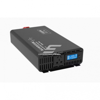 Impulsspinge muundur | 60V DC → 220V AC | 1500 W | LCD-ekraan | alumiiniumkorpus | IPS-PI1500-260 1 Impulsspinge muundur | 60V DC → 220V AC | 1500 W | LCD-ekraan | alumiiniumkorpus | IPS-PI1500-260 1