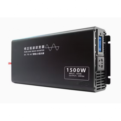 Switching voltage inverter | 72V DC → 220V AC | 1500 W | LCD display | aluminum housing | IPS-PI1500-272 2 Switching voltage inverter | 72V DC → 220V AC | 1500 W | LCD display | aluminum housing | IPS-PI1500-272 2