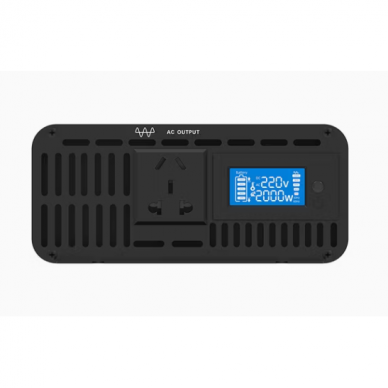 Impulsspinge muundur | 48V DC → 220V AC | 2000 W | LCD-ekraan | alumiiniumkorpus | IPS-PI2000-248 1 Impulsspinge muundur | 48V DC → 220V AC | 2000 W | LCD-ekraan | alumiiniumkorpus | IPS-PI2000-248 1
