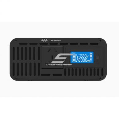 Impulsu sprieguma pārveidotājs | 12V DC → 220V AC | 2000 W | LCD displejs | alumīnija korpuss | IPS-PI2000-212 1 Impulsu sprieguma pārveidotājs | 12V DC → 220V AC | 2000 W | LCD displejs | alumīnija korpuss | IPS-PI2000-212 1