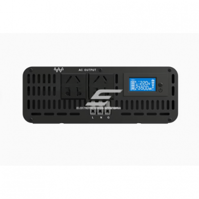 Impulsspinge muundur | 48V DC → 220V AC | 3500 W | LCD-ekraan | alumiiniumkorpus | IPS-PI3500-248 1 Impulsspinge muundur | 48V DC → 220V AC | 3500 W | LCD-ekraan | alumiiniumkorpus | IPS-PI3500-248 1